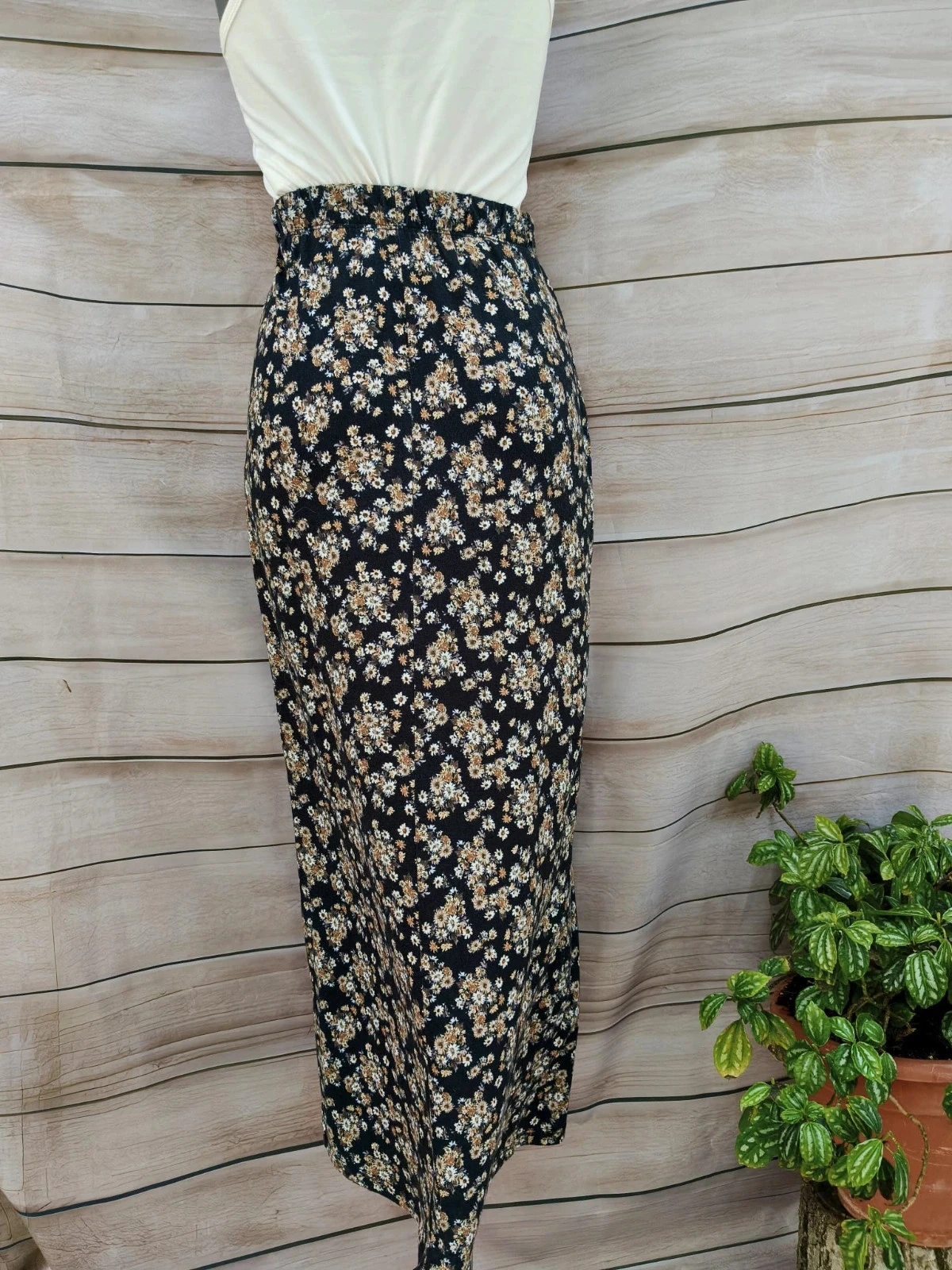 Lange bloemenrok Pull&Bear – Maat S 🌼🖤 – photo 7